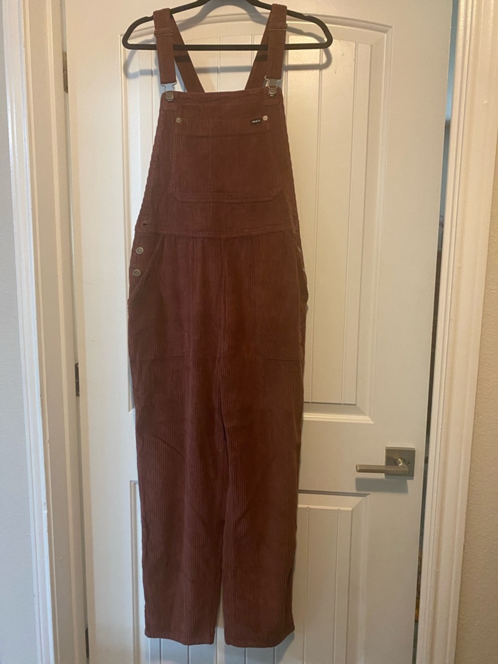a new day Corduroy Overalls in Deep Rust